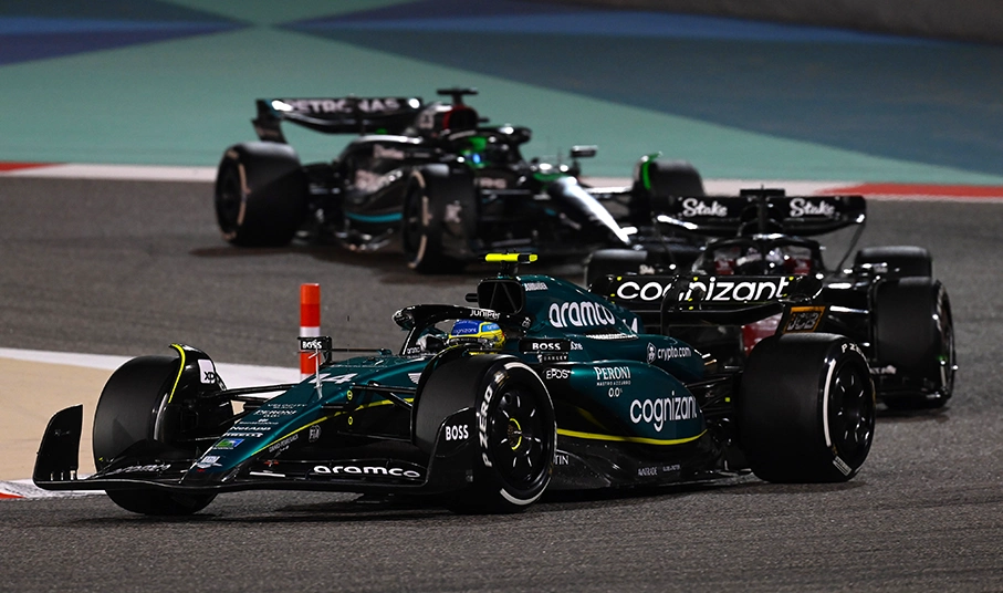 Aston Martin and Alonso's exploits in Bahrain.