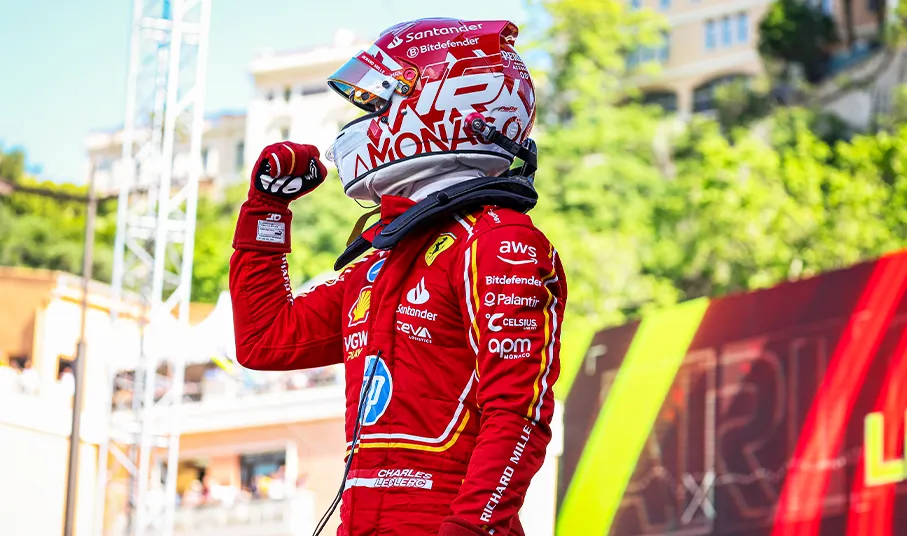 Charles Leclerc at 2024 Monaco GP