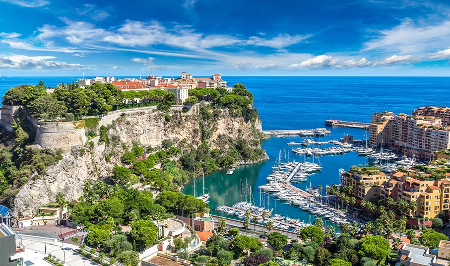 Fontvieille Marina and Le Rocher