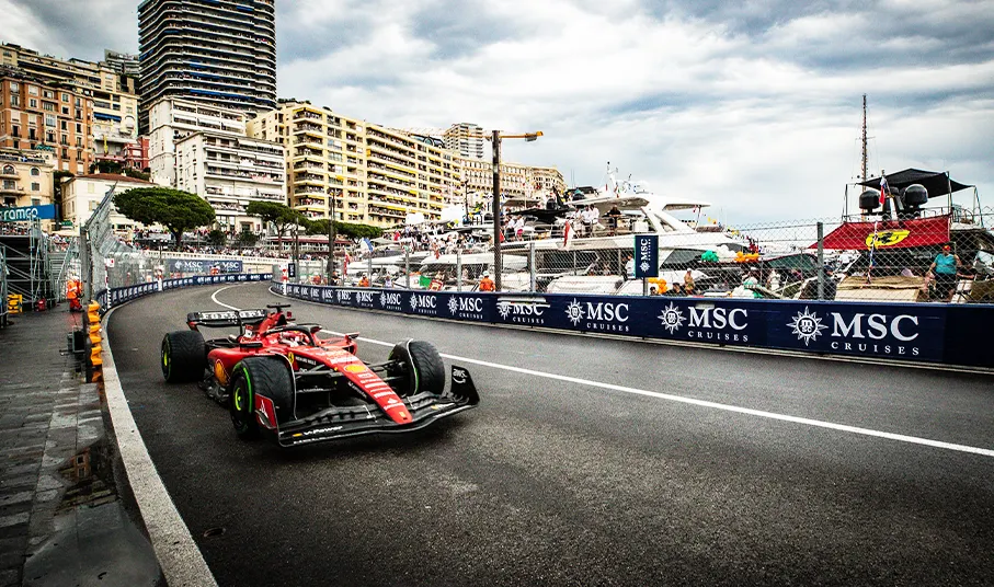 Ferrari F1 Car in Monaco