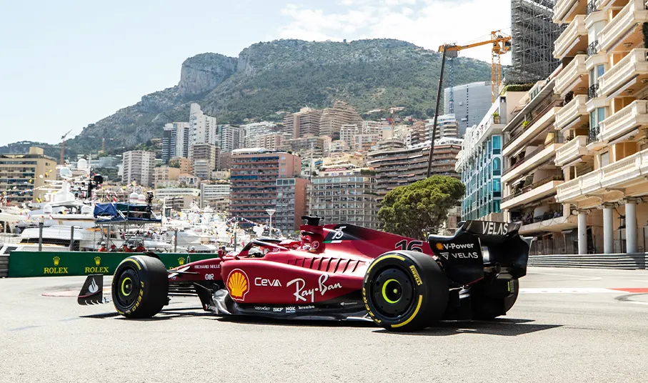 Ferrari F1 Car in Monaco