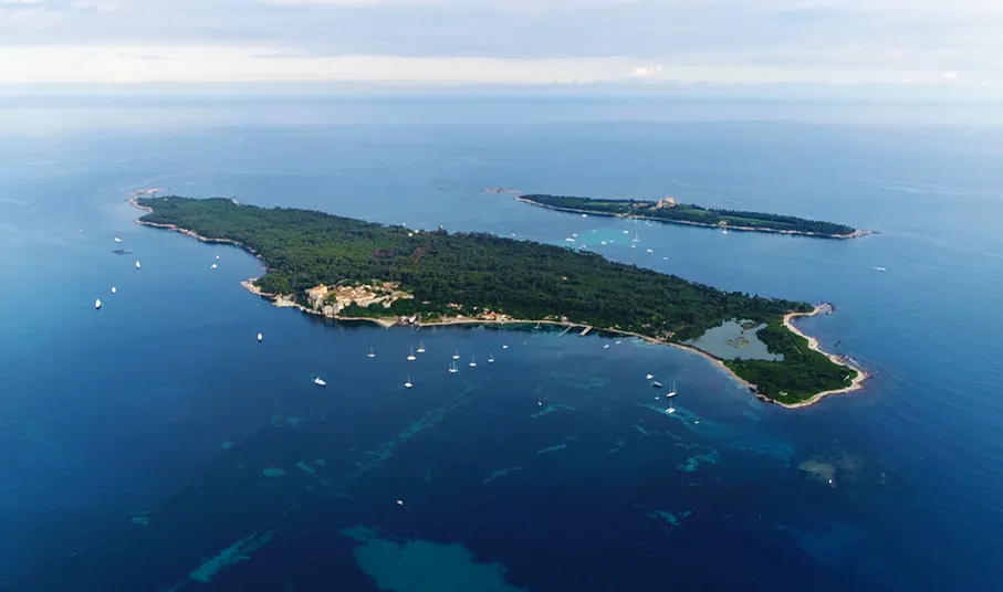 The Lerins Islands - Île Sainte-Marguerite and Île Saint-Honorat