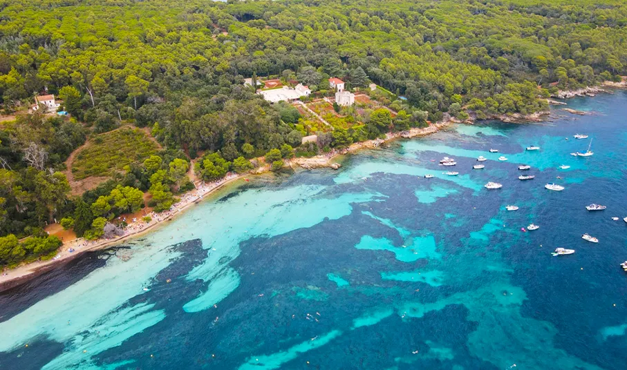 The Lerins Islands - Île Sainte-Marguerite and Île Saint-Honorat