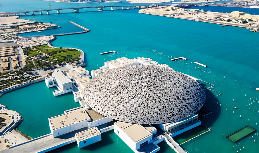 Louvre Abu Dhabi on Saadiyat Island