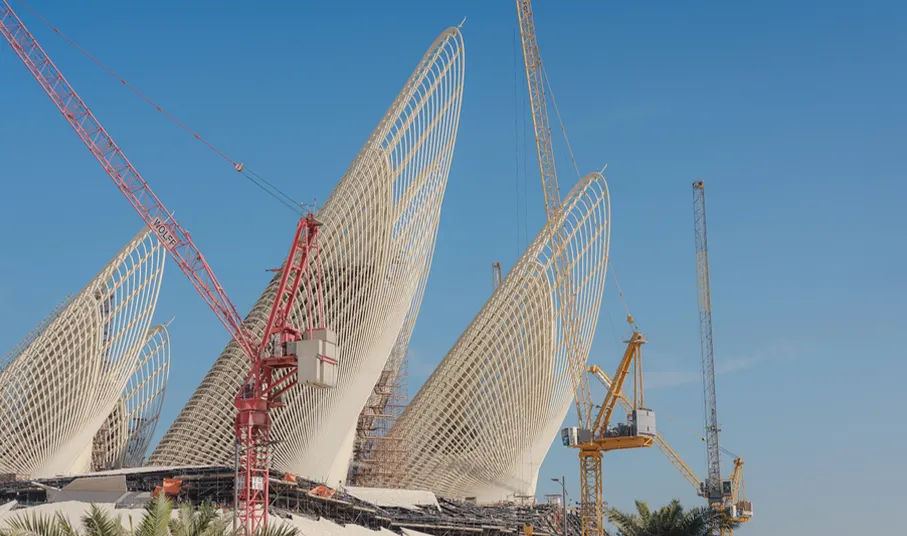 Guggenheim Abu Dhabi under construction