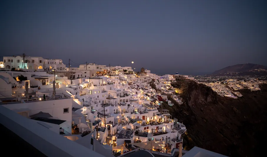 Imerovigli village in Santorini