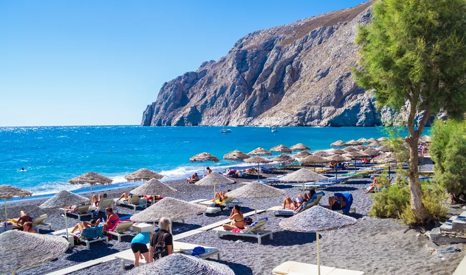 Kamari Beach, Santorini