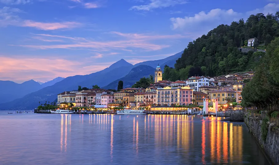 Bellagio on the coast of Lake Como