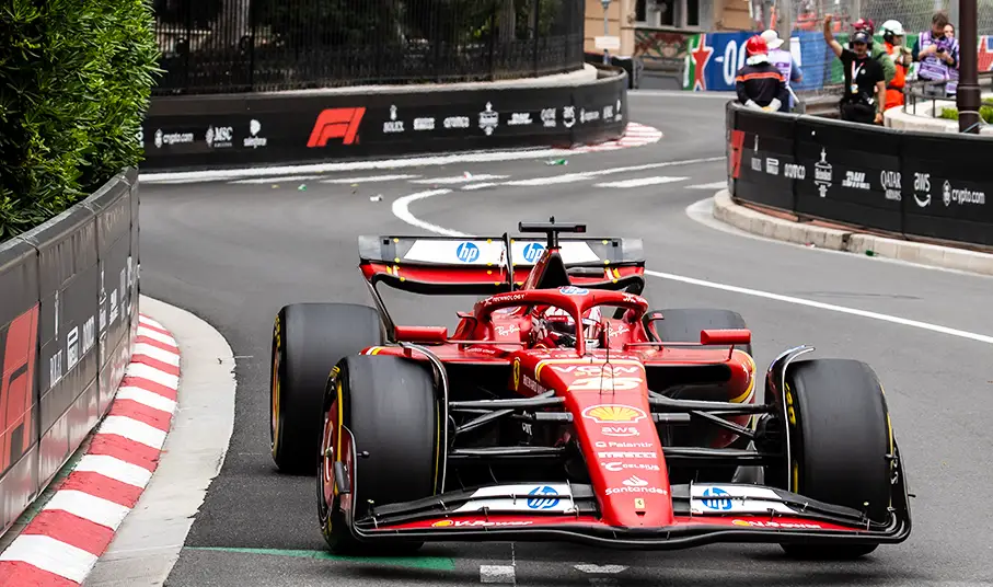 Ferrari F1 Car in Monaco