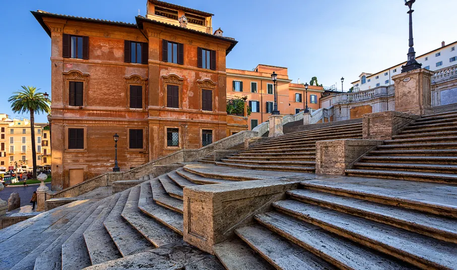 Rome Spanish Steps - Europe's widest and longest staircase.