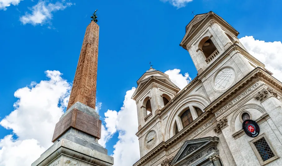 Rome Spanish Steps - Europe's widest and longest staircase.