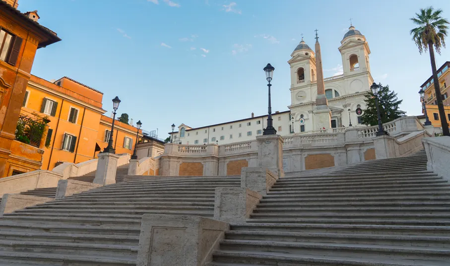 Rome Spanish Steps - Europe's widest and longest staircase.