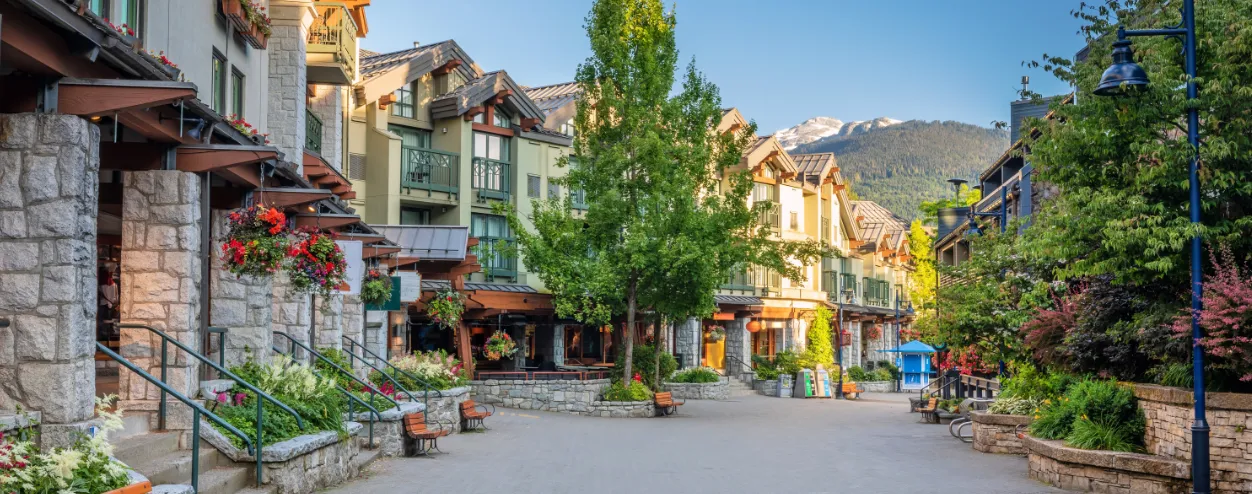 Snowboarding in Whistler