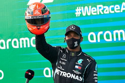 Lewis Hamilton Michael Schumacher Helmet